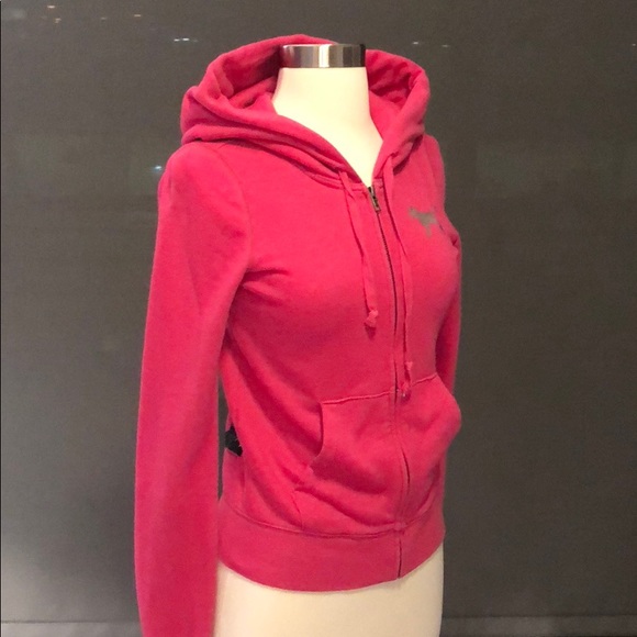Pink Victoria’s Secret hoodie size XS - Picture 5 of 5